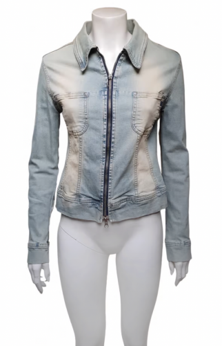 Giacca in jeans con zip